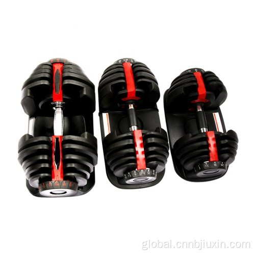 China Hot selling dumbbells that can quickly adjust 12-level weight gaining fitness essential home exercise dumbbells Factory